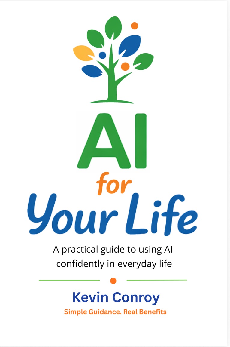 AI For Your Life book cover by Kevin Conroy — a practical guide to using AI in everyday life