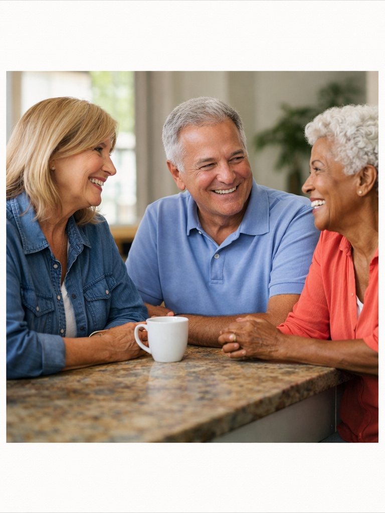 Adults learning about AI at a friendly workshop in Norfolk